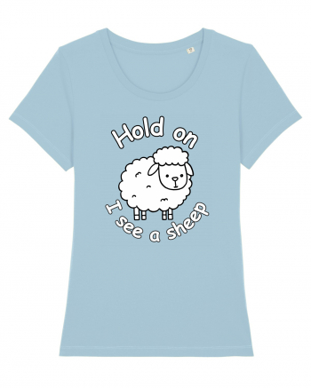 Hold On I See A Sheep Sky Blue