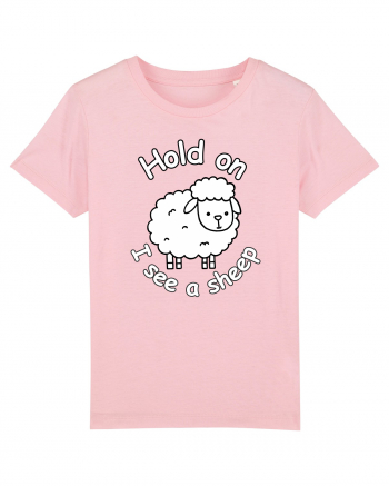 Hold On I See A Sheep Cotton Pink