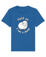 Hold On I See A Sheep Tricou mânecă scurtă Unisex Rocker