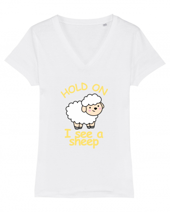 Hold On I See A Sheep White