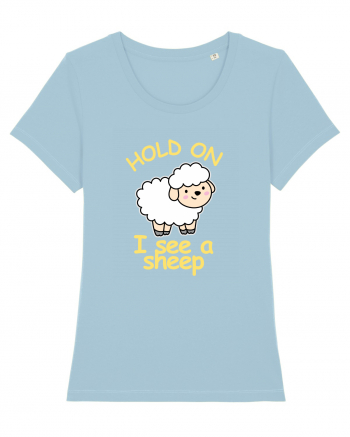 Hold On I See A Sheep Sky Blue