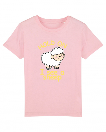 Hold On I See A Sheep Cotton Pink