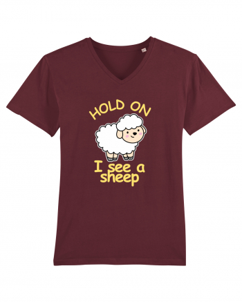 Hold On I See A Sheep Burgundy