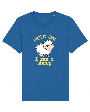 Hold On I See A Sheep Royal Blue