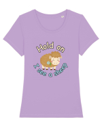 Hold On I See A Sheep Tricou mânecă scurtă guler larg fitted Damă Expresser
