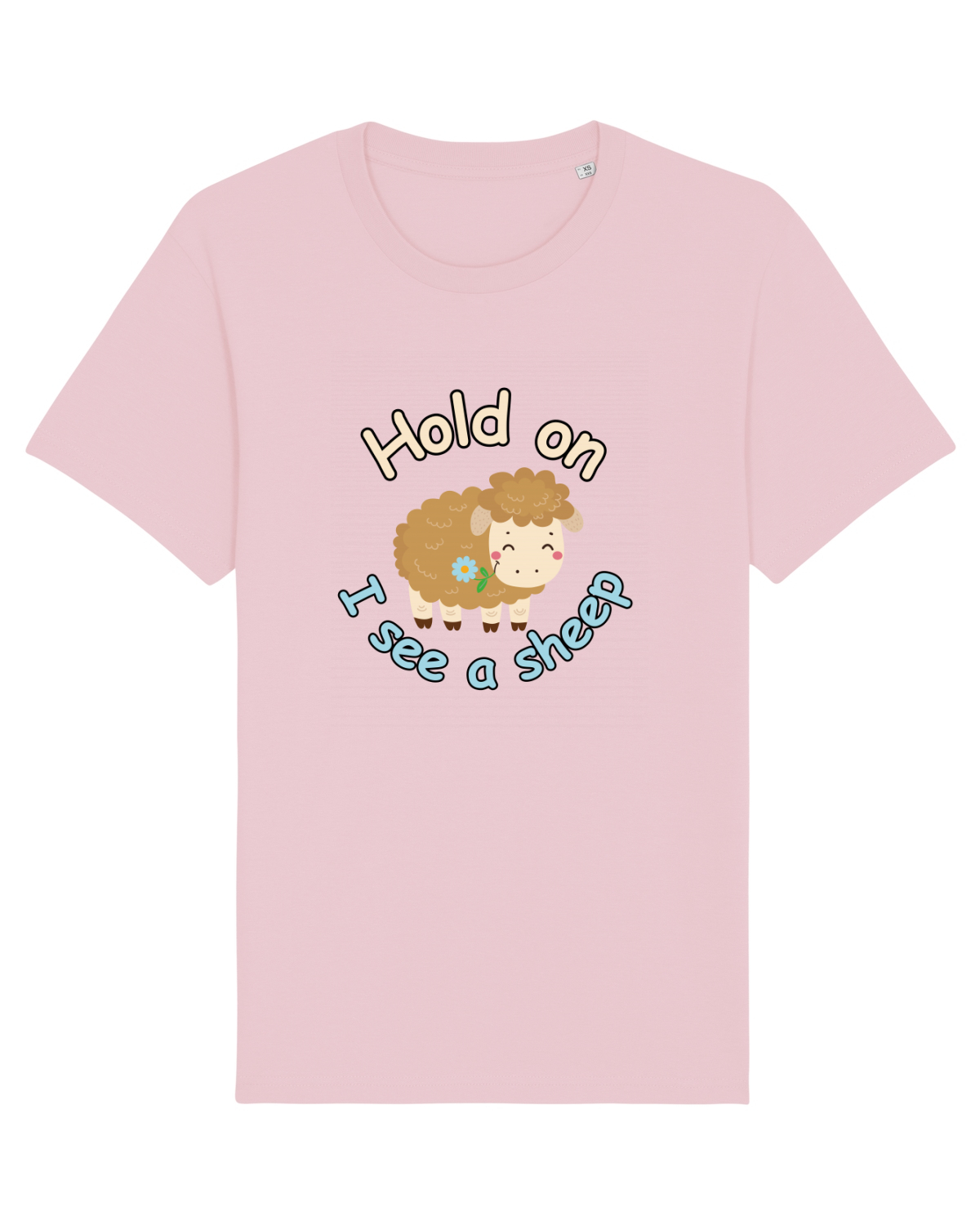 Tricou mânecă scurtă Unisex Rocker Cotton Pink