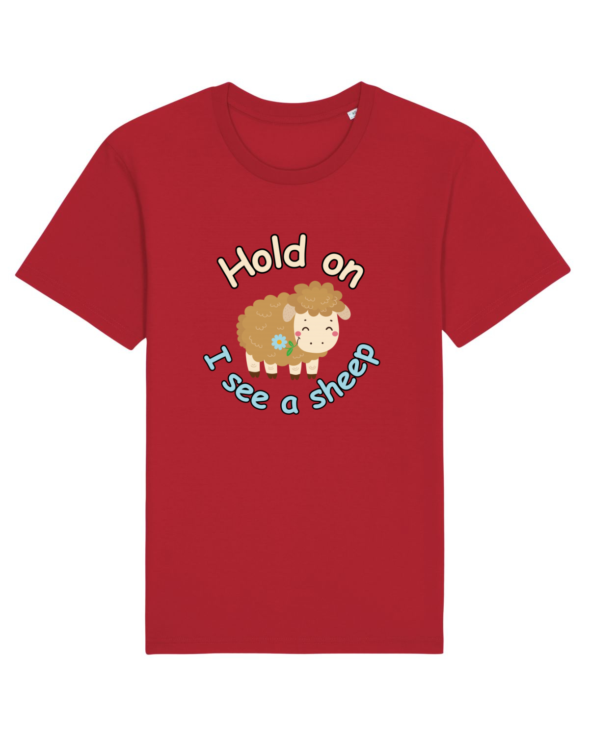 Tricou mânecă scurtă Unisex Rocker Red