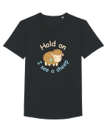 Hold On I See A Sheep Tricou mânecă scurtă guler larg Bărbat Skater