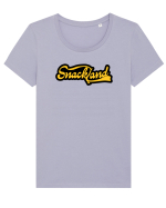 SnackLand Tricou mânecă scurtă guler larg fitted Damă Expresser