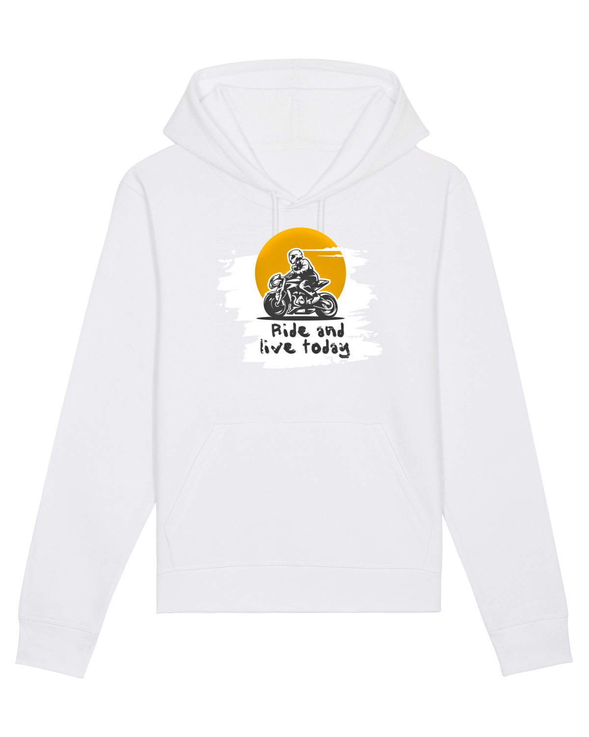 Hanorac Unisex Drummer White