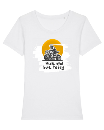 Motorcycle  White