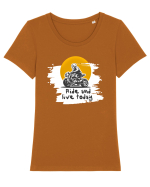 Motorcycle  Tricou mânecă scurtă guler larg fitted Damă Expresser