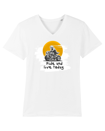 Motorcycle  White