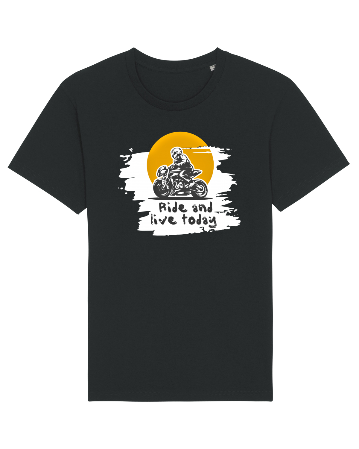 Tricou mânecă scurtă Unisex Rocker Black