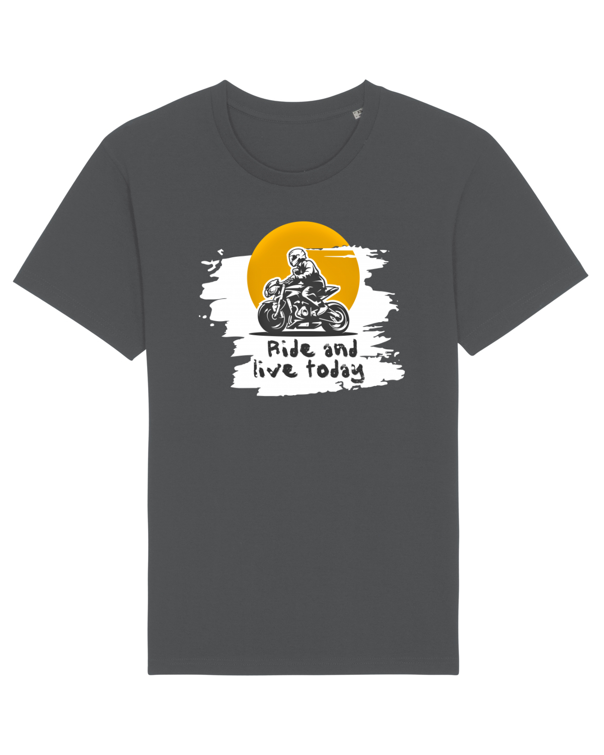 Tricou mânecă scurtă Unisex Rocker Anthracite