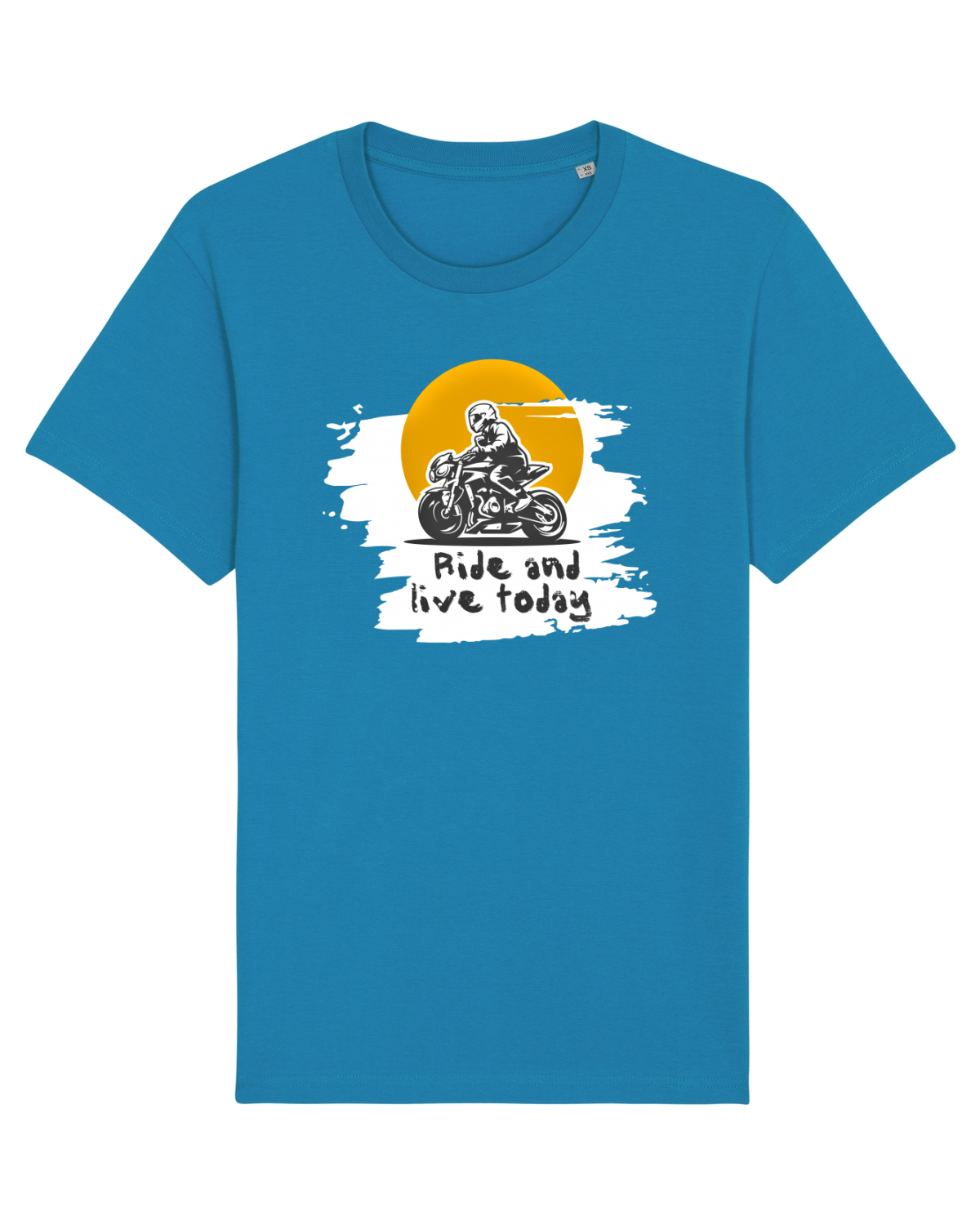 Tricou mânecă scurtă Unisex Rocker Azur