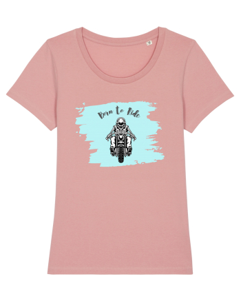 Motorcycle . Born To Ride Canyon Pink