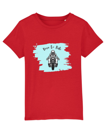 Motorcycle . Born To Ride Red