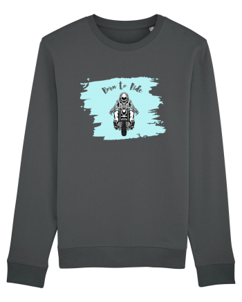 Motorcycle . Born To Ride Anthracite