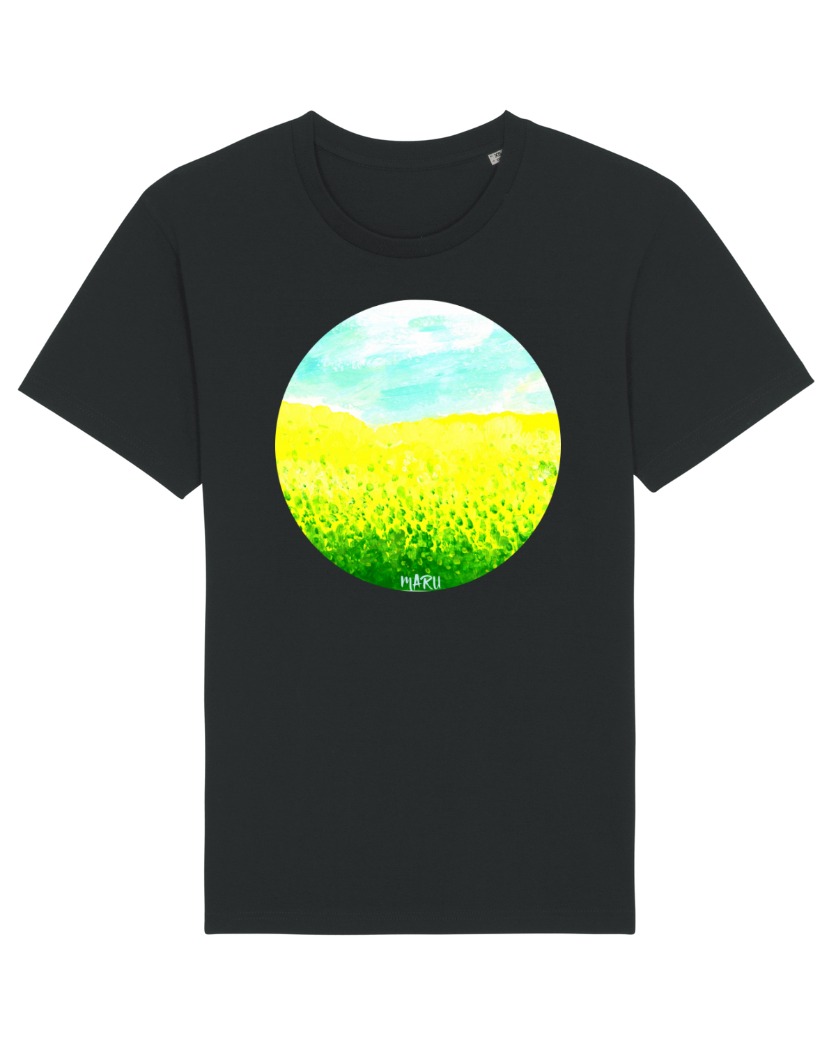 Tricou mânecă scurtă Unisex Rocker Black