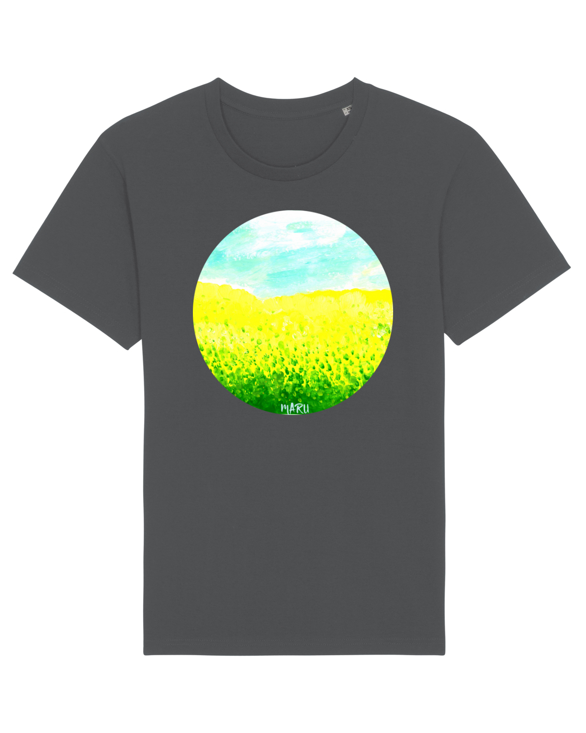 Tricou mânecă scurtă Unisex Rocker Anthracite