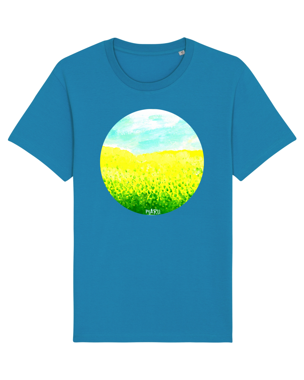 Tricou mânecă scurtă Unisex Rocker Azur