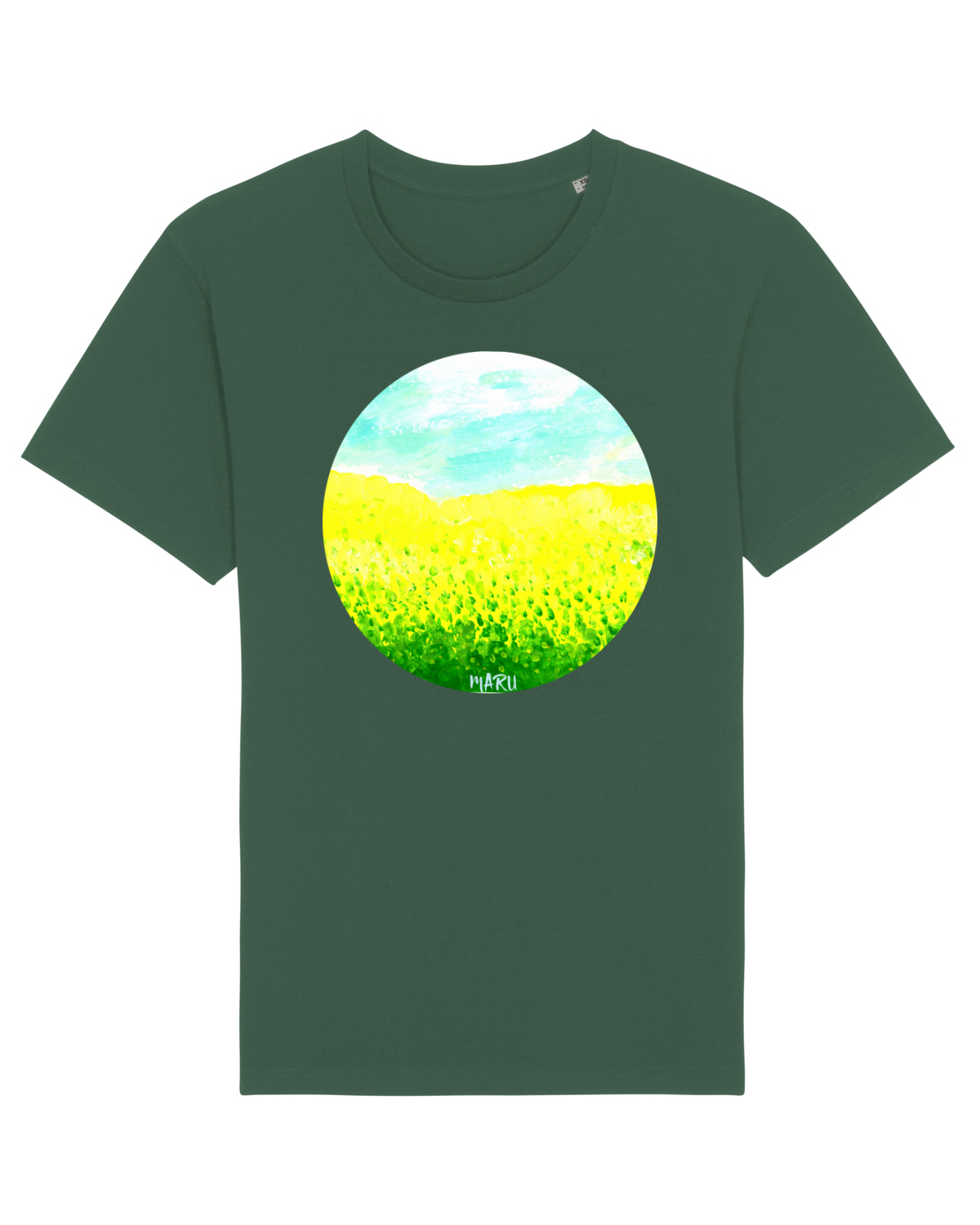Tricou mânecă scurtă Unisex Rocker Bottle Green