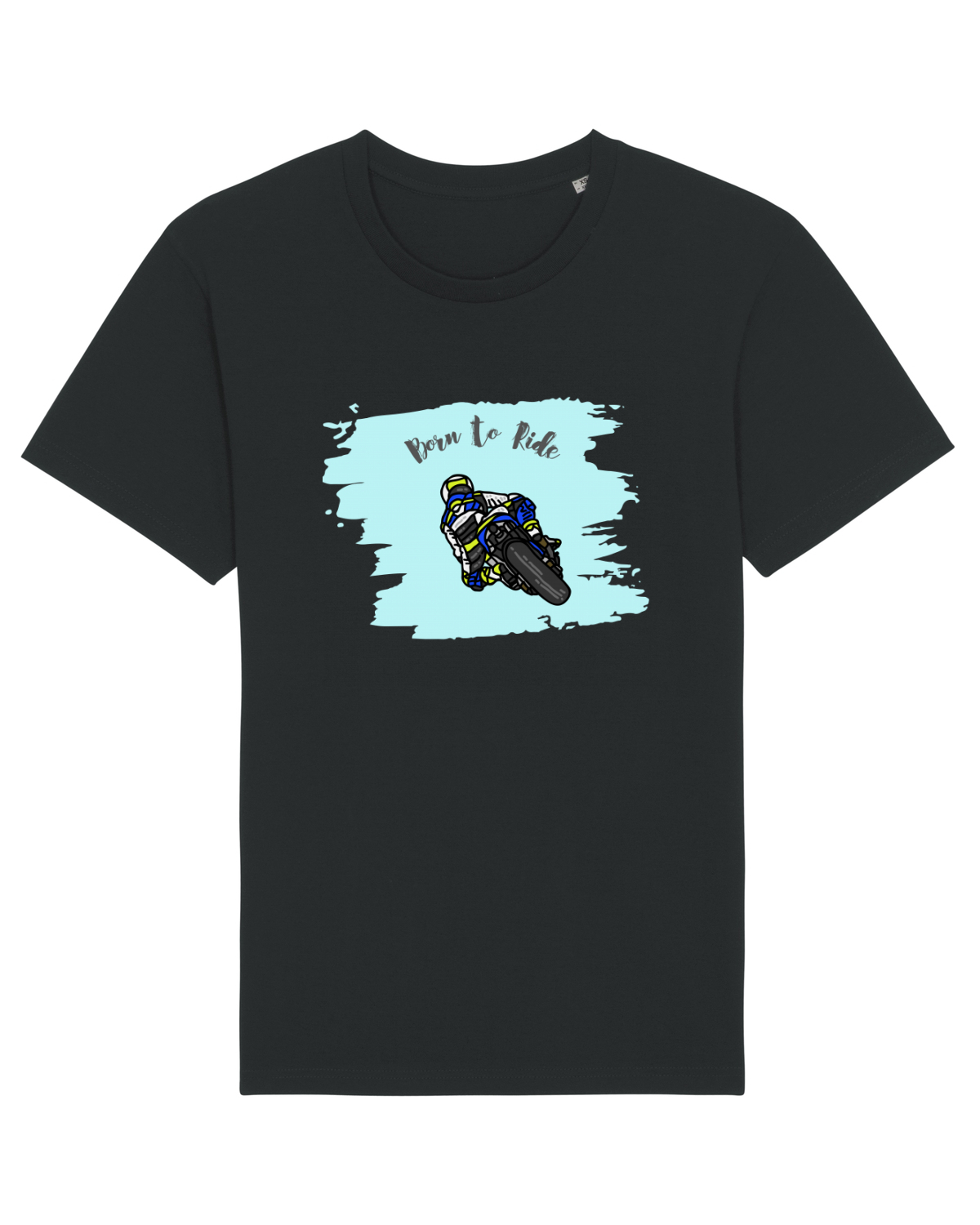 Tricou mânecă scurtă Unisex Rocker Black