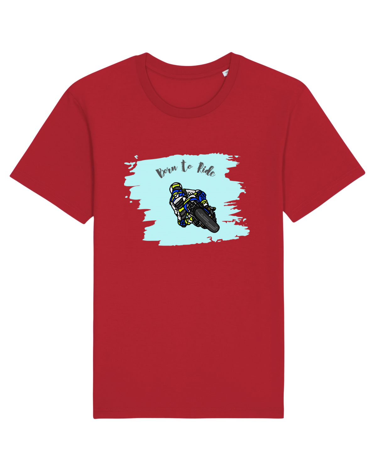 Tricou mânecă scurtă Unisex Rocker Red