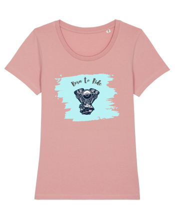 Motorcycle . Born To Ride Canyon Pink