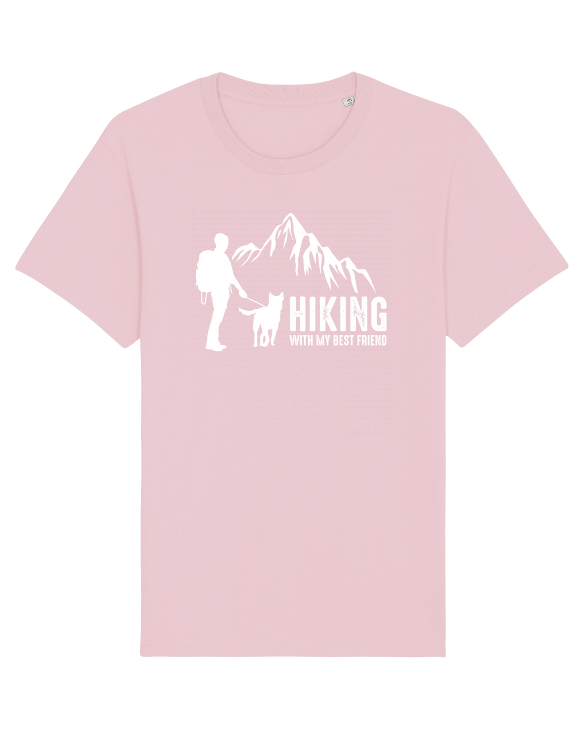 Tricou mânecă scurtă Unisex Rocker Cotton Pink