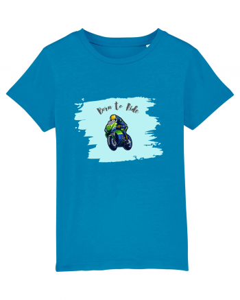 Motorcycle . Born To Ride Azur