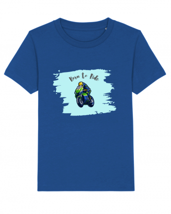 Motorcycle . Born To Ride Majorelle Blue