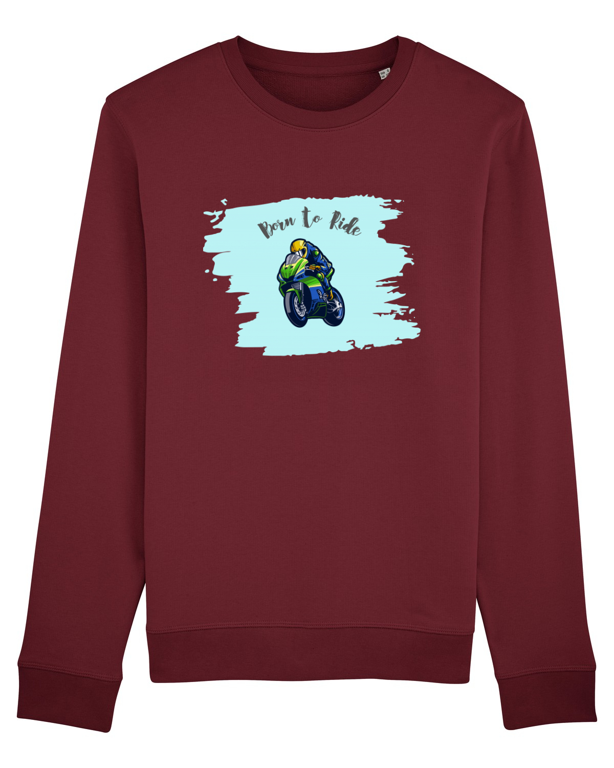 Bluză mânecă lungă Unisex Rise Burgundy