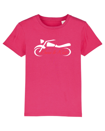 Motorcycle . Born To Ride Raspberry