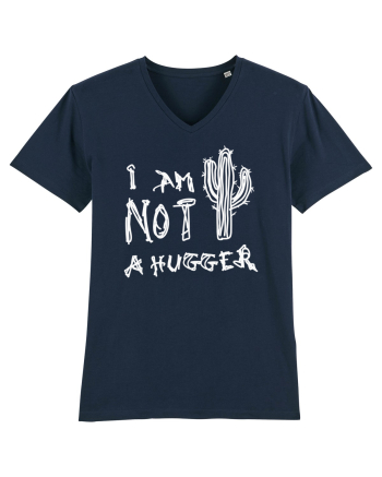 I Am Not A Hugger French Navy