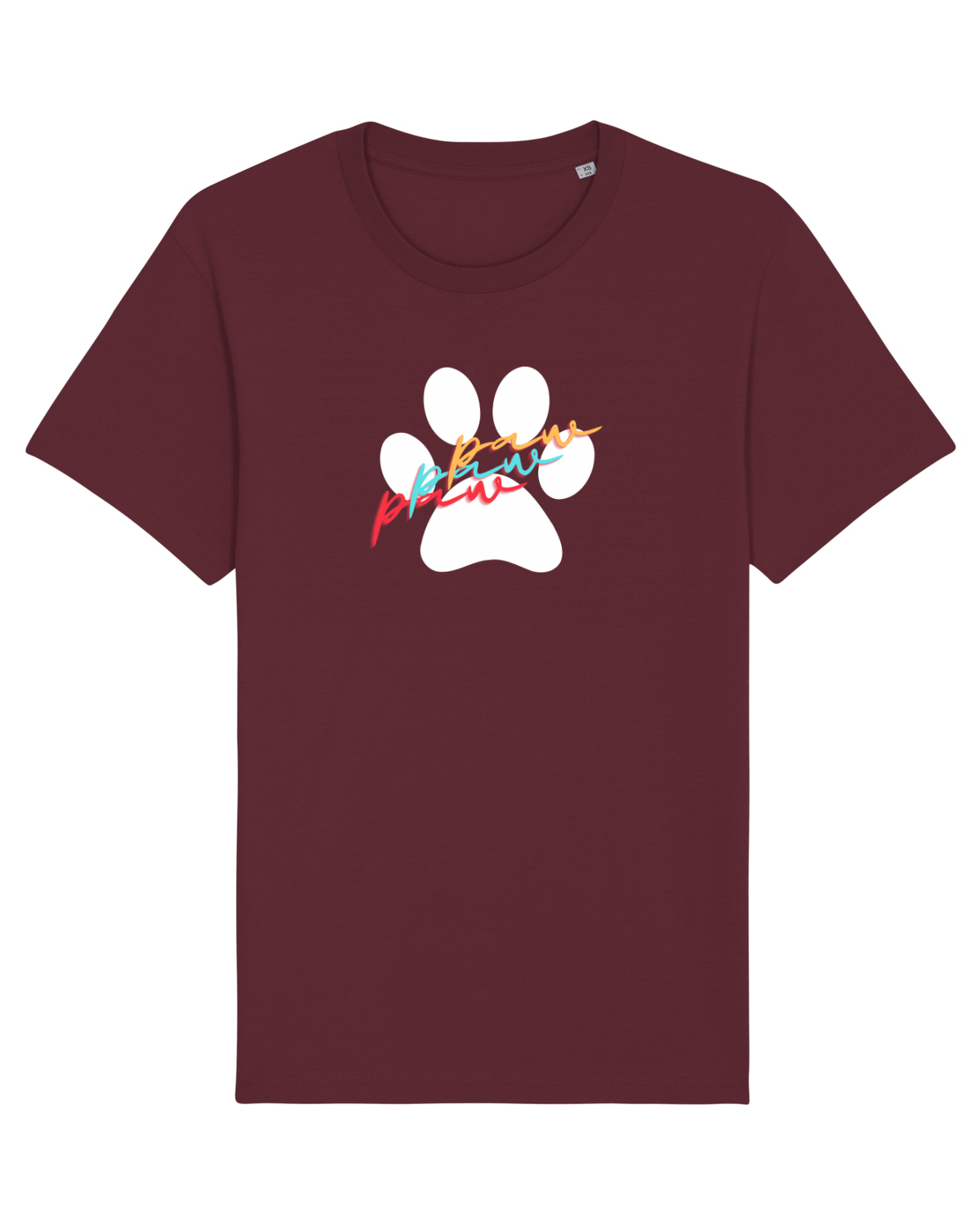 Tricou mânecă scurtă Unisex Rocker Burgundy