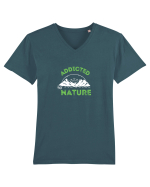 Addicted To Nature Tricou mânecă scurtă guler V Bărbat Presenter