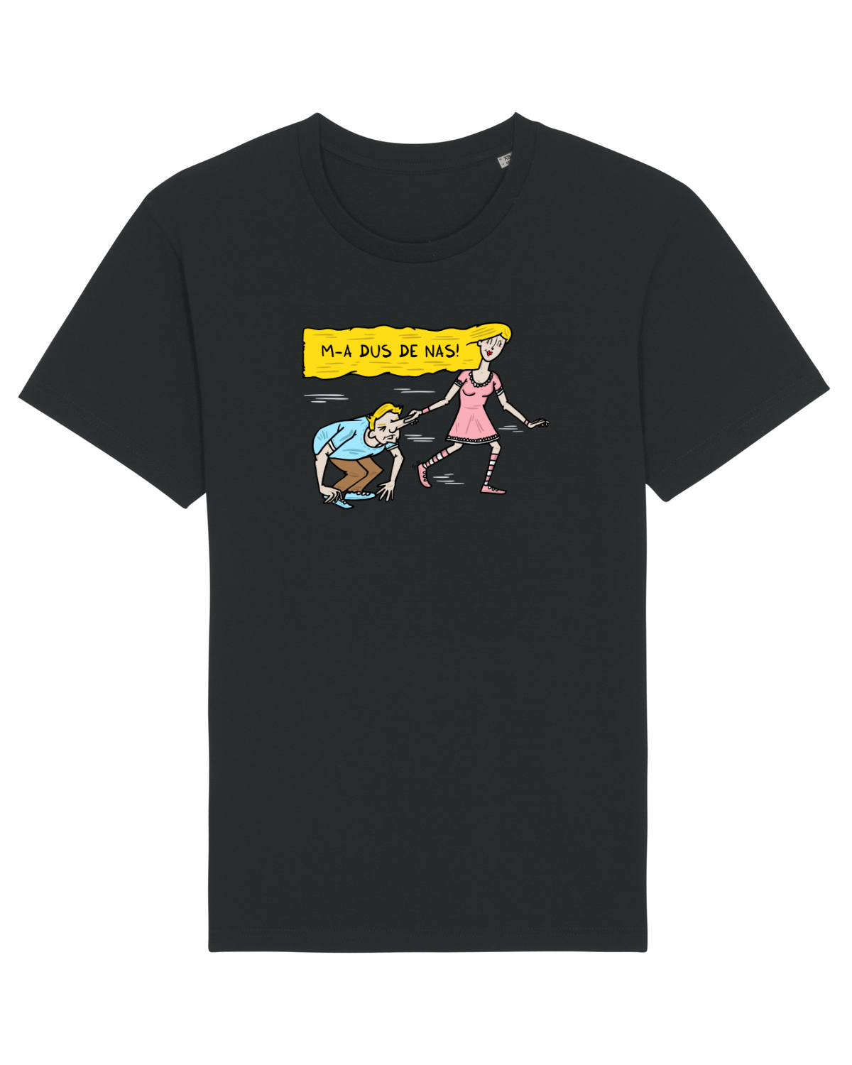 Tricou mânecă scurtă Unisex Rocker Black