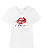Mură-n gură Tricou mânecă scurtă guler V Bărbat Presenter