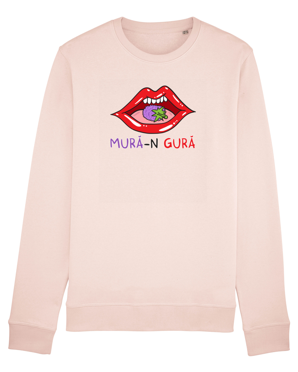 Bluză mânecă lungă Unisex Rise Candy Pink
