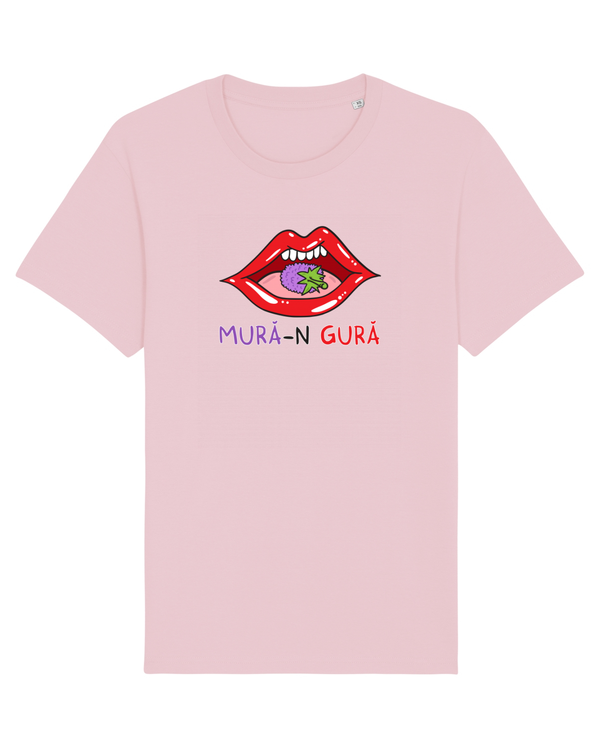 Tricou mânecă scurtă Unisex Rocker Cotton Pink