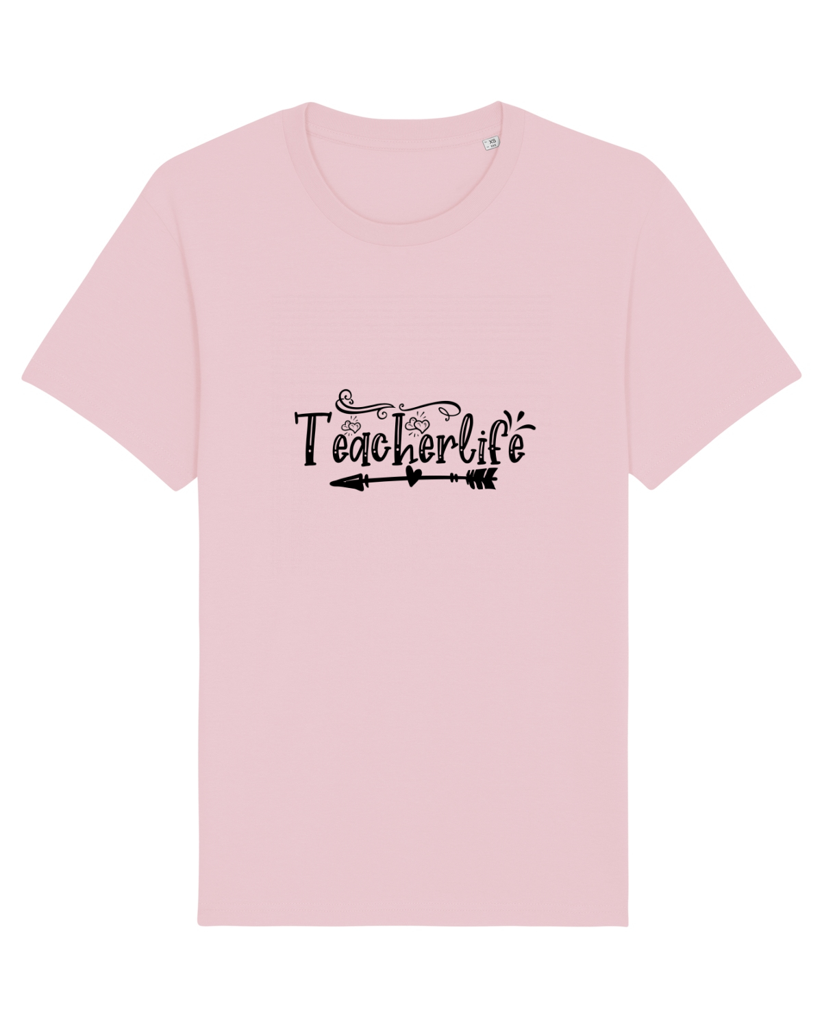 Tricou mânecă scurtă Unisex Rocker Cotton Pink
