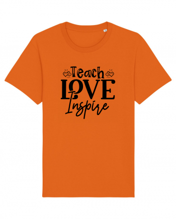Teach and Inspire Bright Orange