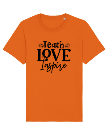 Teach and Inspire Bright Orange