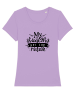 Reason to teach Tricou mânecă scurtă guler larg fitted Damă Expresser