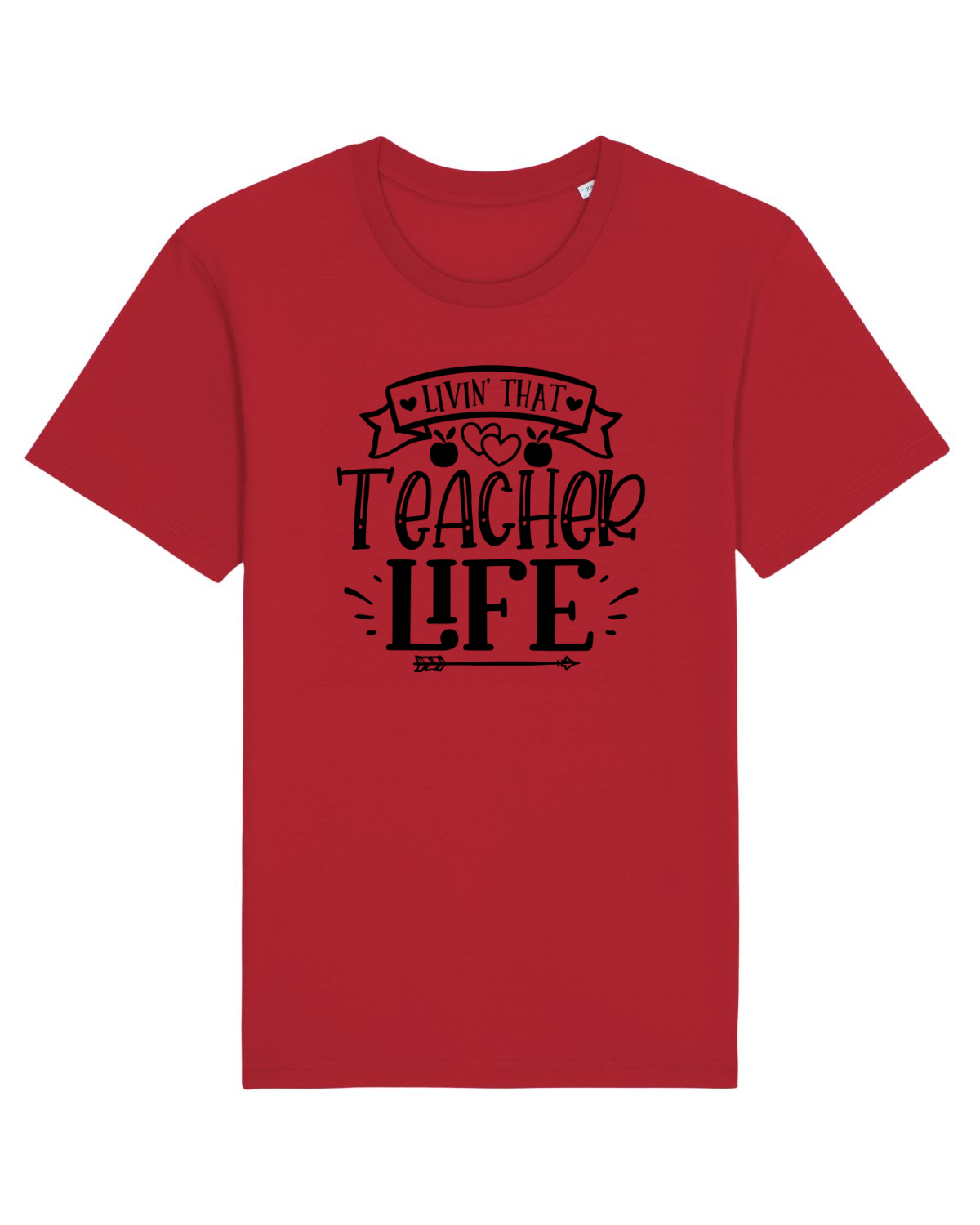 Tricou mânecă scurtă Unisex Rocker Red