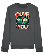 Olive you Bluză mânecă lungă Unisex Rise