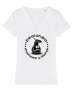 Paranoia / Pearanoia New Trend, Streetwear & Lifestyle  Funny Design Tricou mânecă scurtă guler V Damă Evoker