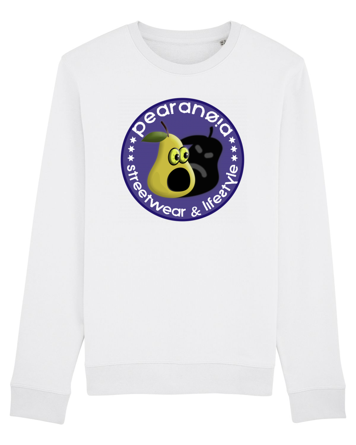 Bluză mânecă lungă Unisex Rise White